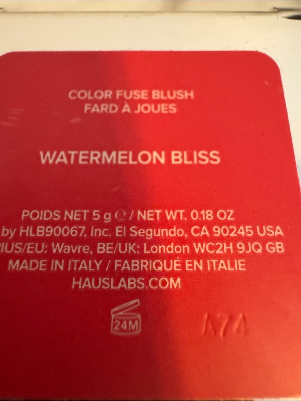 Haus Labs By Lady Gaga Bold Cream-to-Powder Blush — watermelon bliss - Picture 4 of 4